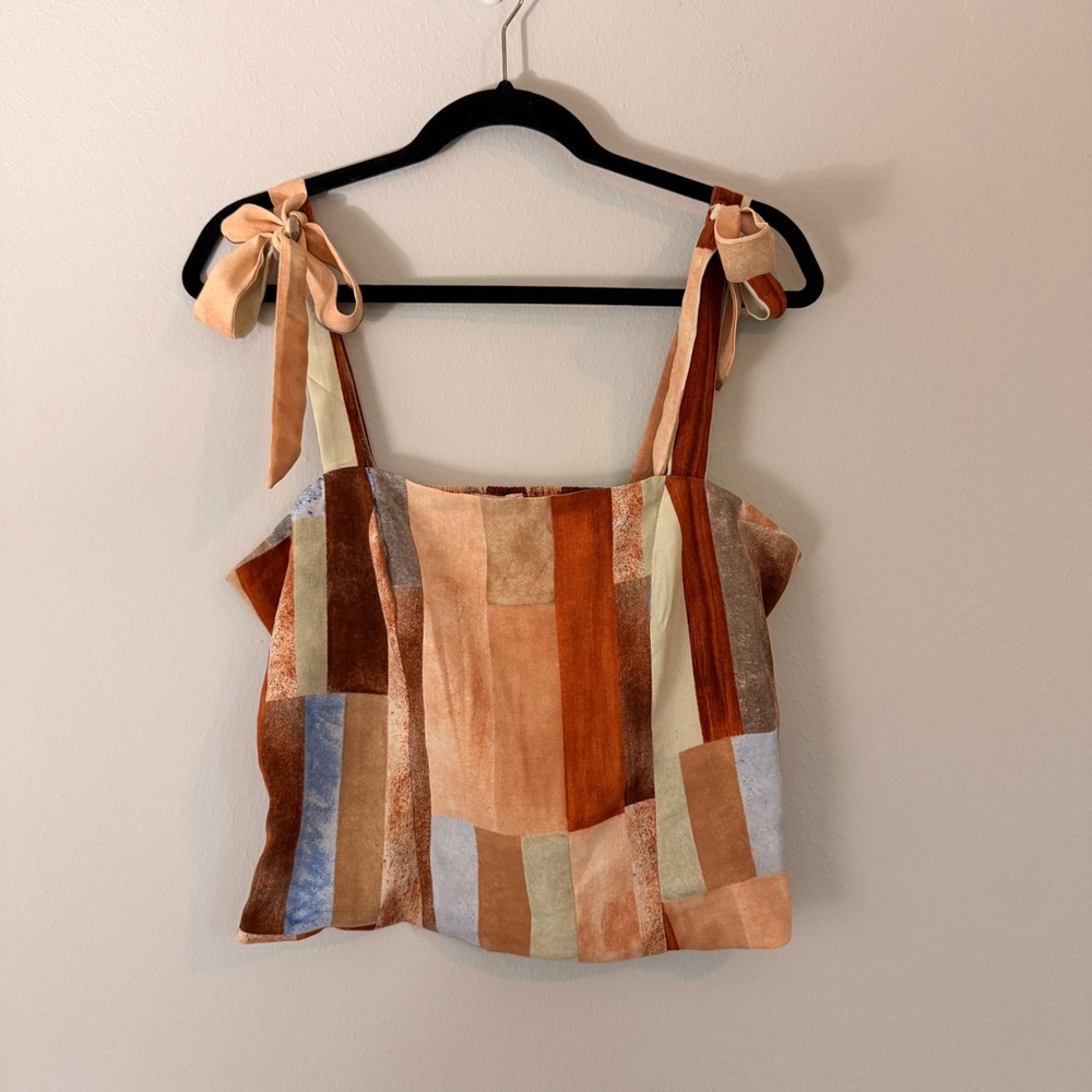 Maison d' Amelie Paris Medium Crop Tank Top Sleeveless